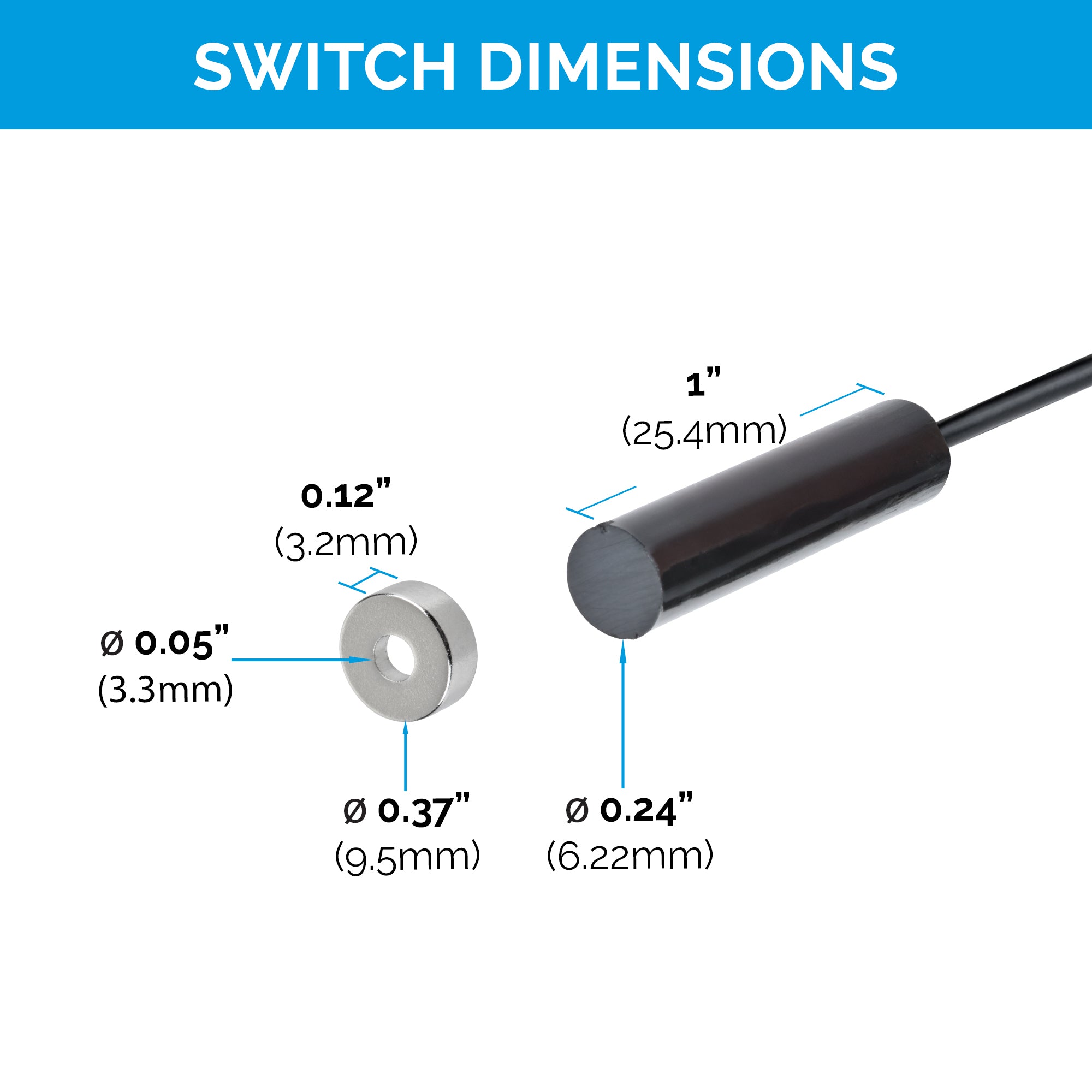 Additional Magnetic Switch | Protect Multi-Door Appliance Garages